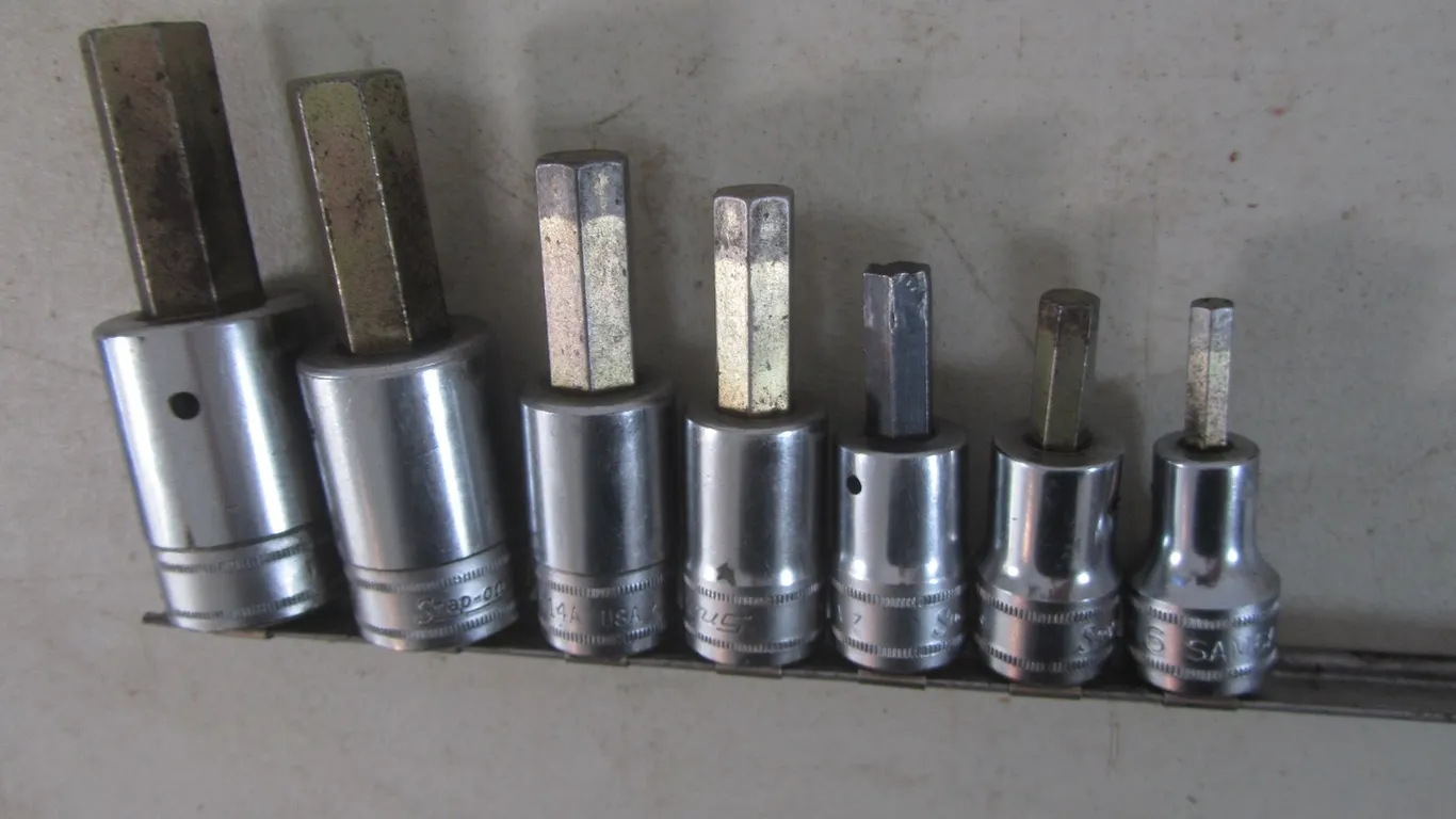 Snap-On 7pc. 1/2" Drive Metric Hex Key Bit Set