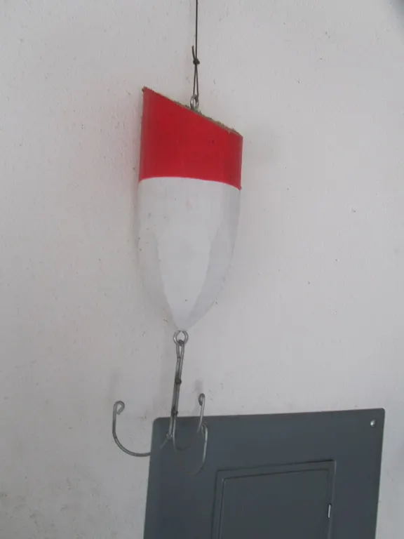 Painted Wood Lure Decoration