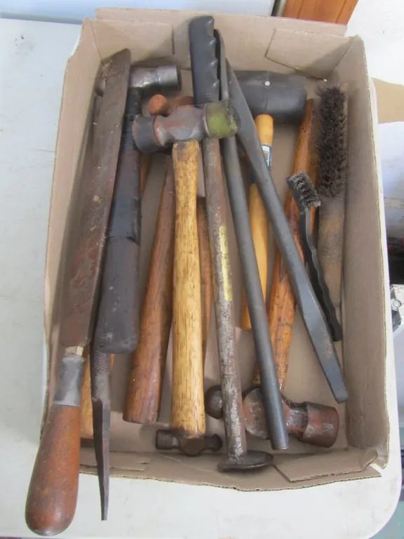 Box Of Assorted Hand Tools