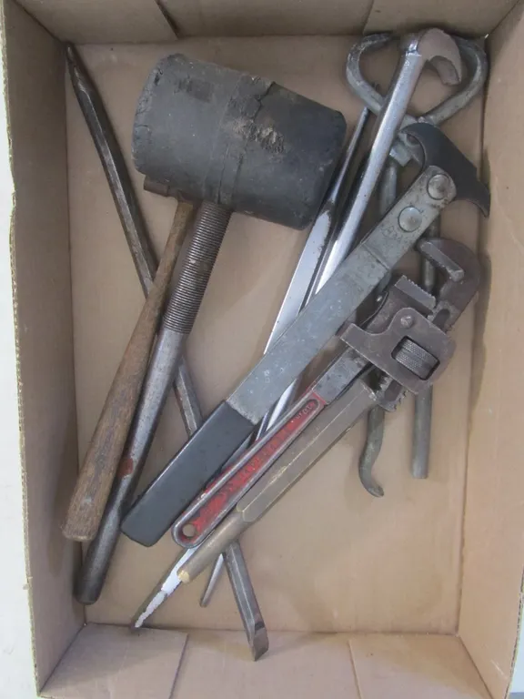 Flat Of Assorted Tools