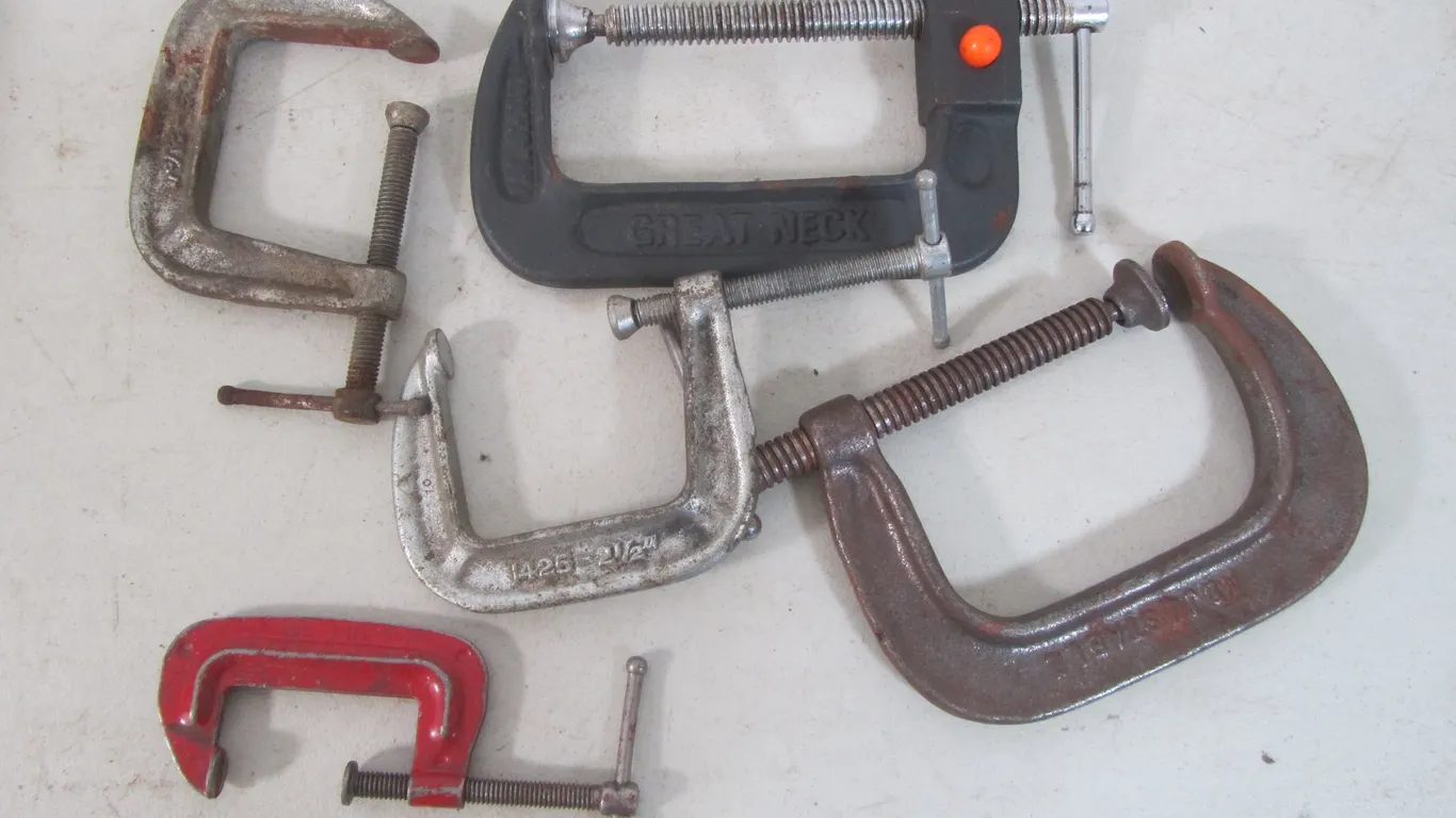 (5) Assorted C Clamps
