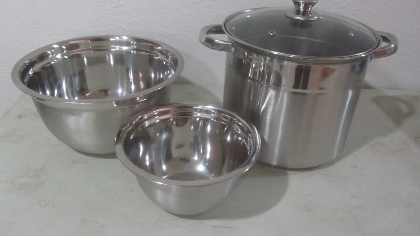 Stainless Steel Stock Pot w/Lid