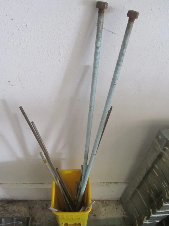 Lot Of Assorted Threaded Rods