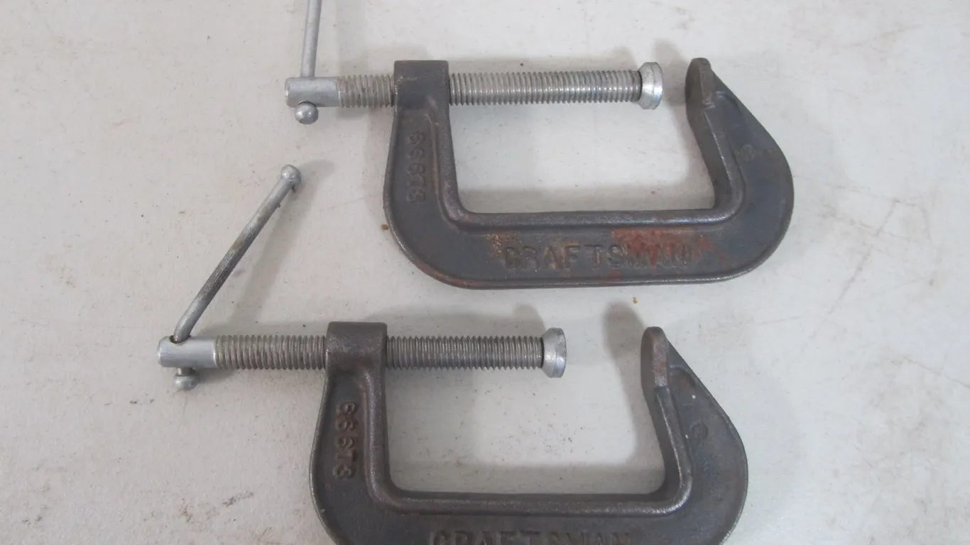 (2) Craftsman 3" C Clamps