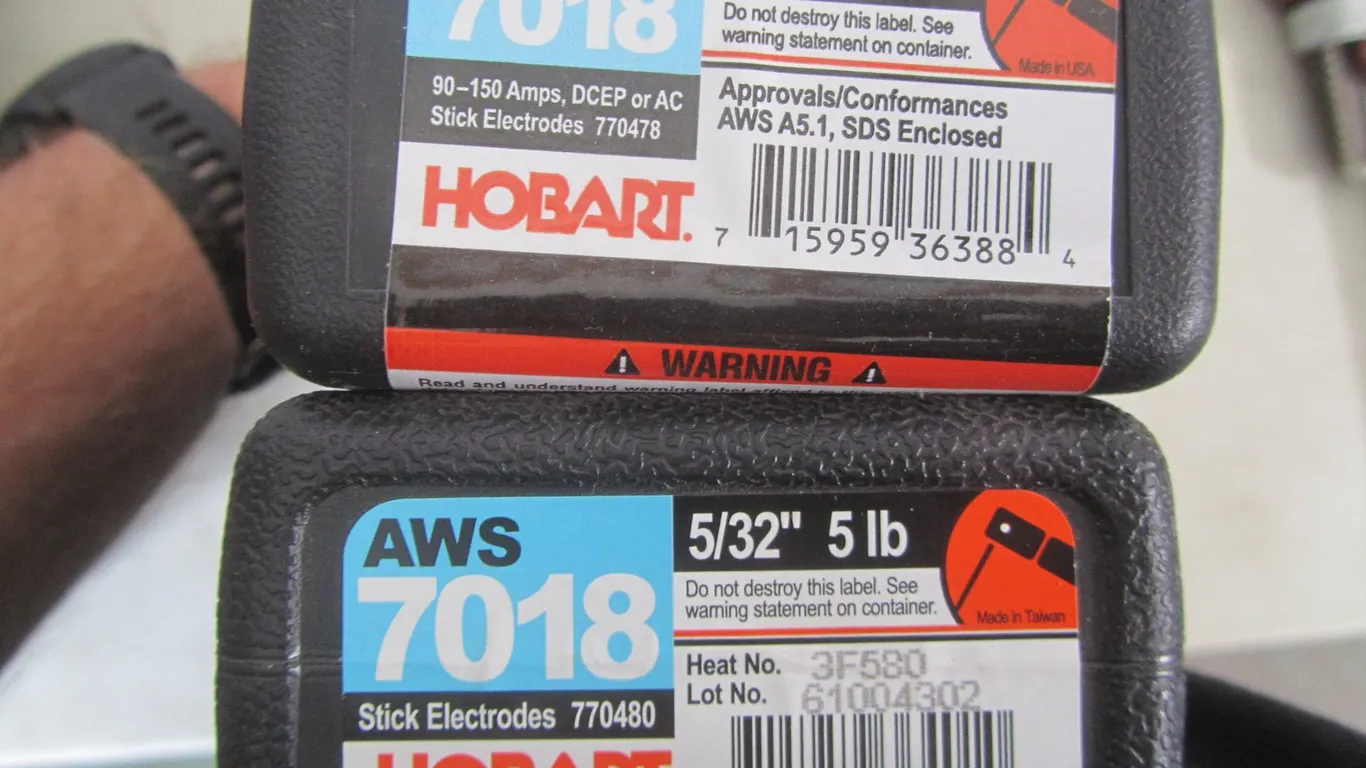 Lot Of Hobart AWS7018 Welding Rods