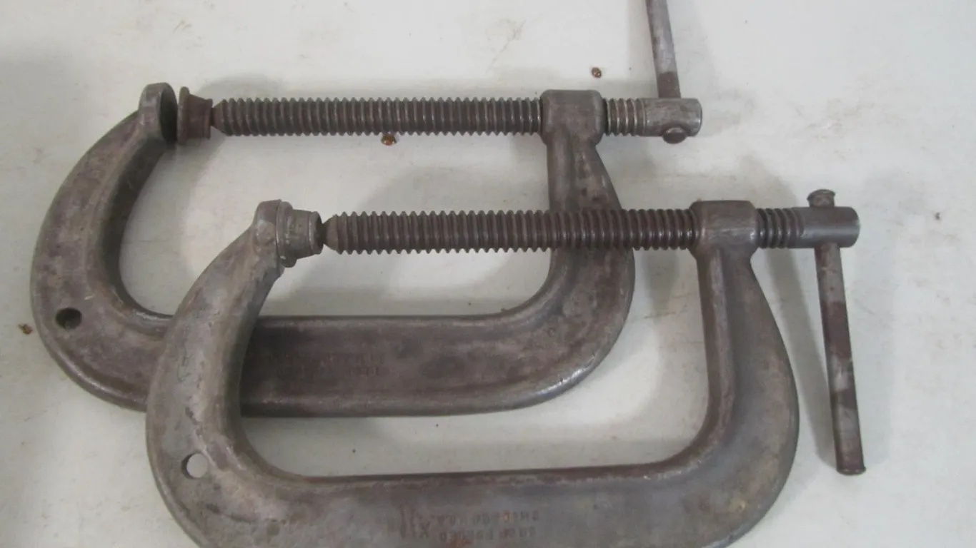 (2) Armstrong No. 406 C Clamps