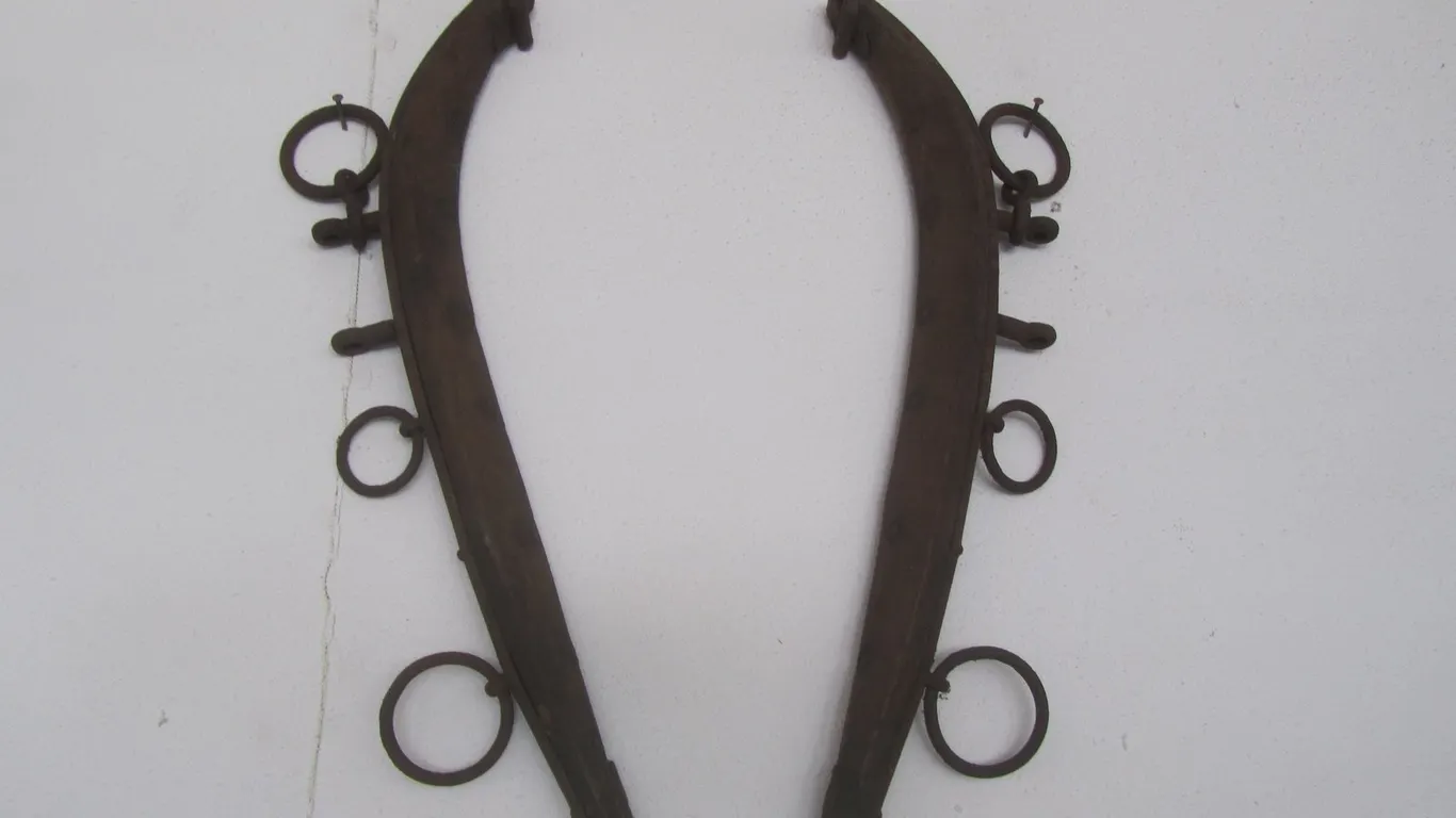 (2) Antique Horse Hames