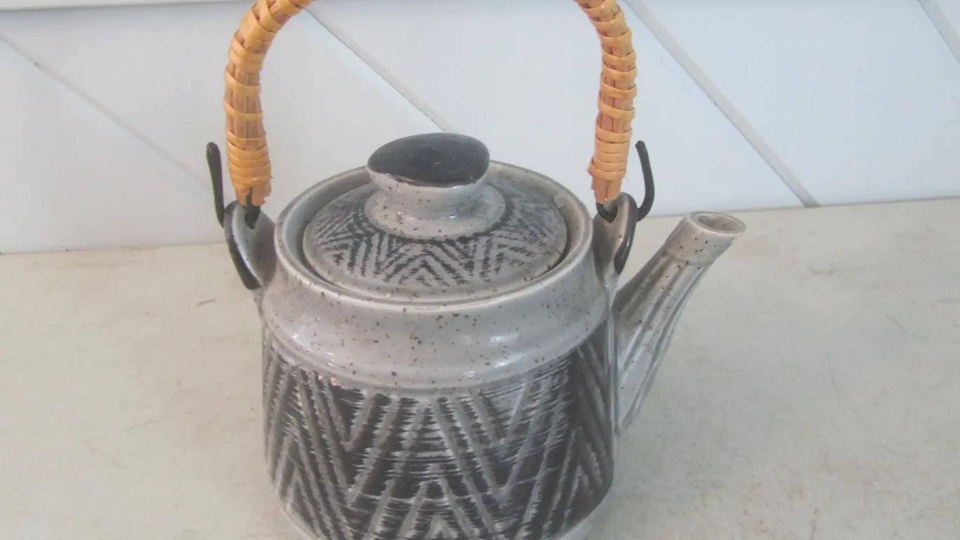 Glazed Pottery Tea Pot