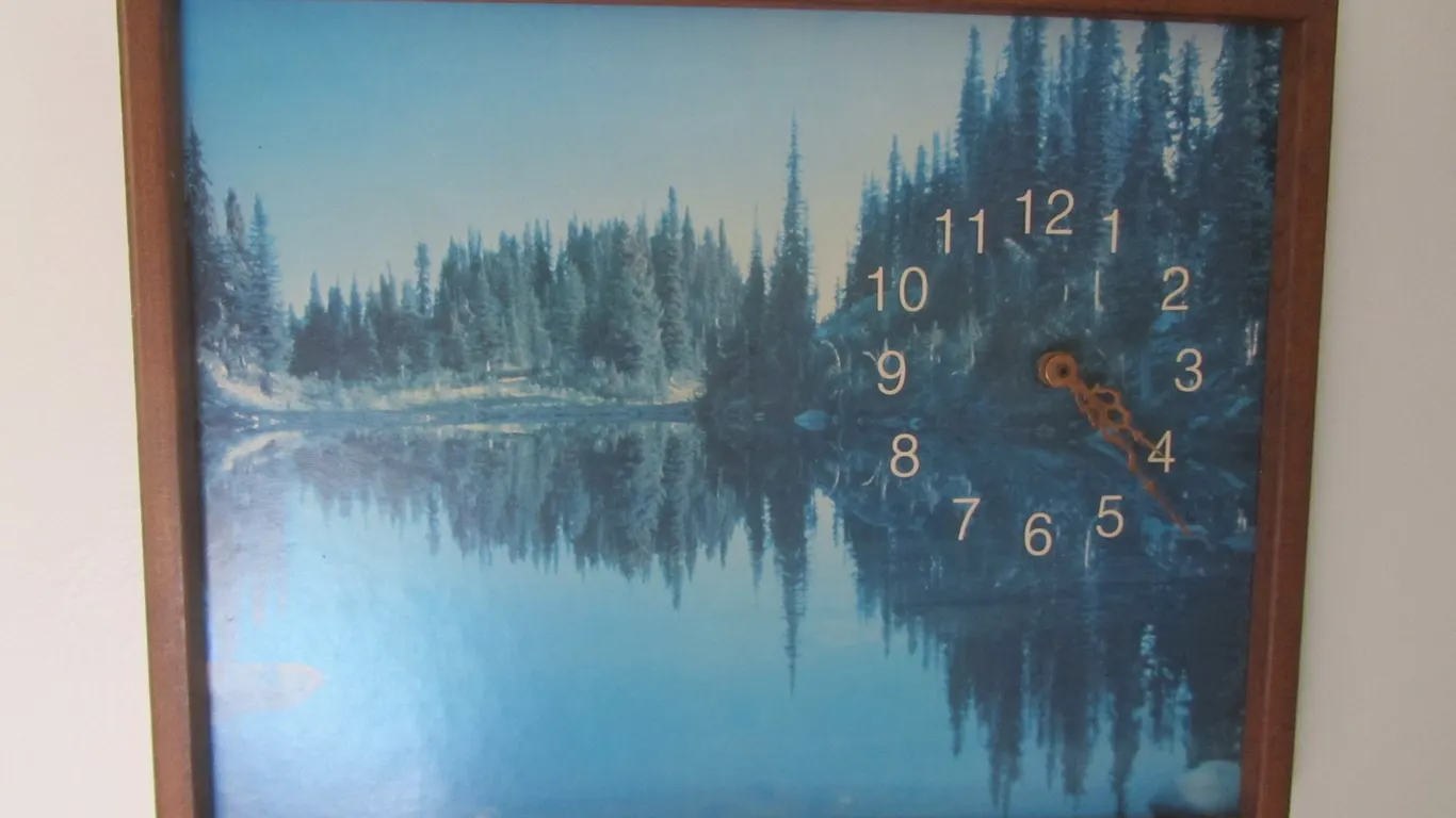 Lake Themed Wall Clock