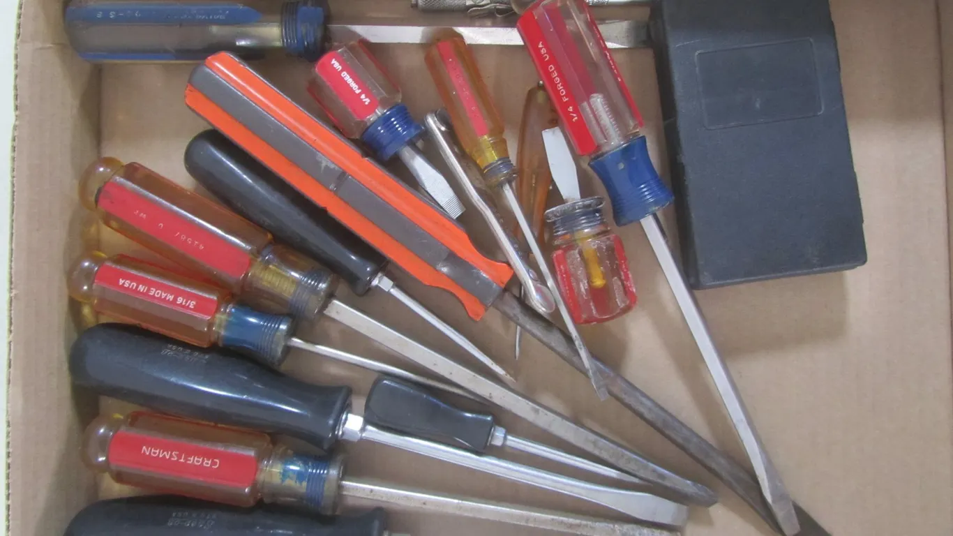 Precision Screwdriver Set And Assorted Screwdrivers
