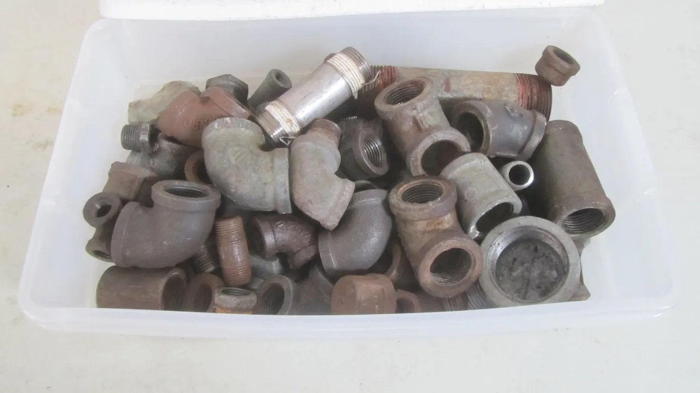 Lot Of Assorted Plumbing Pipe Hardware