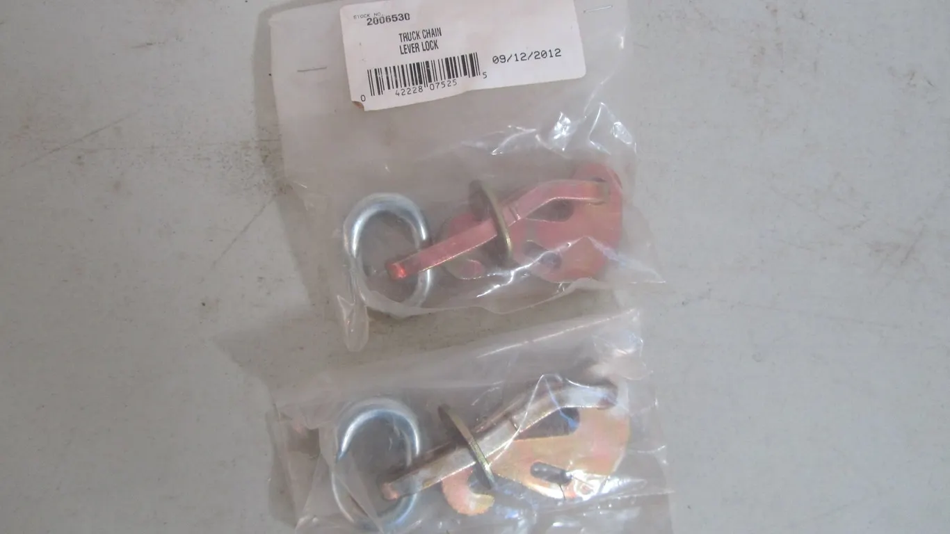 (2) Truck Chain Lever Locks