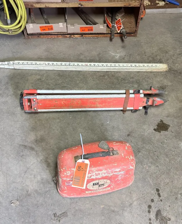 David White Transit With Tripod & Measure Stick