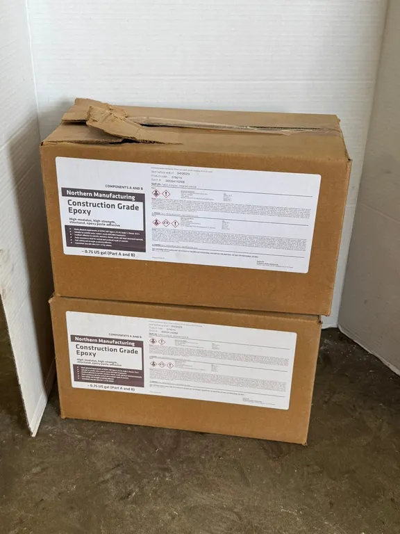 (2) Boxes of Construction Grade Epoxy