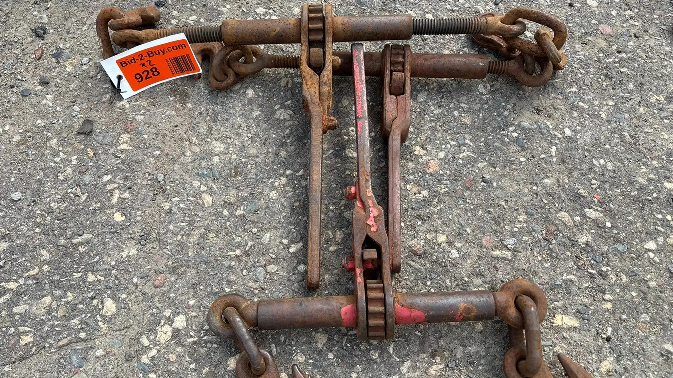 (3) Ratcheting Chain Binders