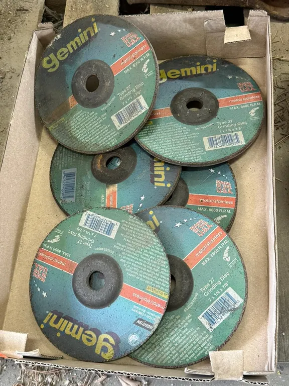 (6) Gemini Stainless Grinding Disks