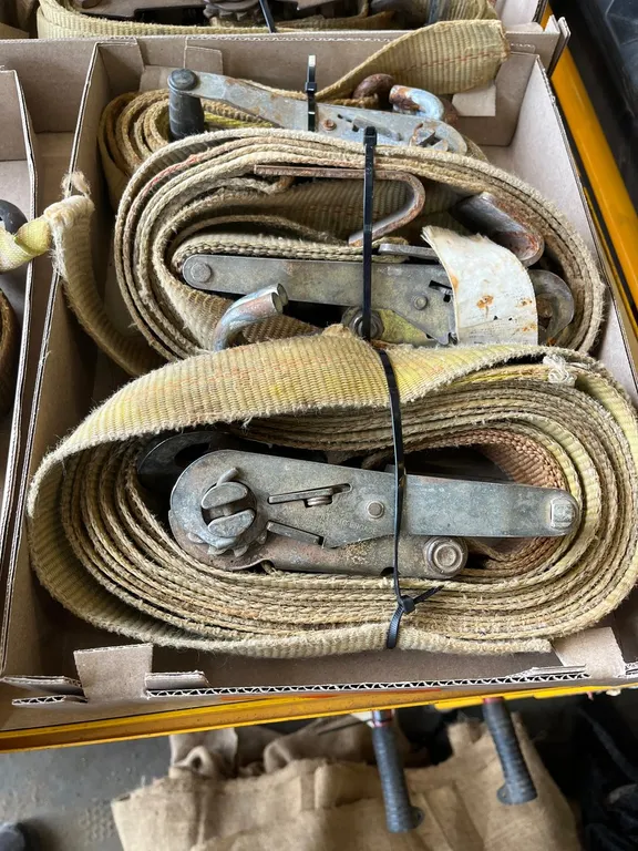 (3) 2" Heavy Duty Ratchet Straps