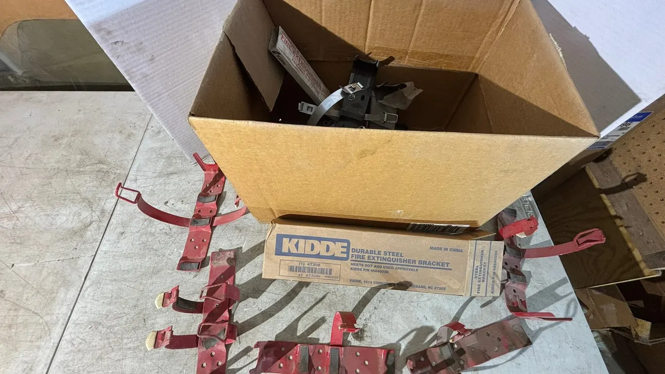 Assorted Fire Extinguisher Brackets