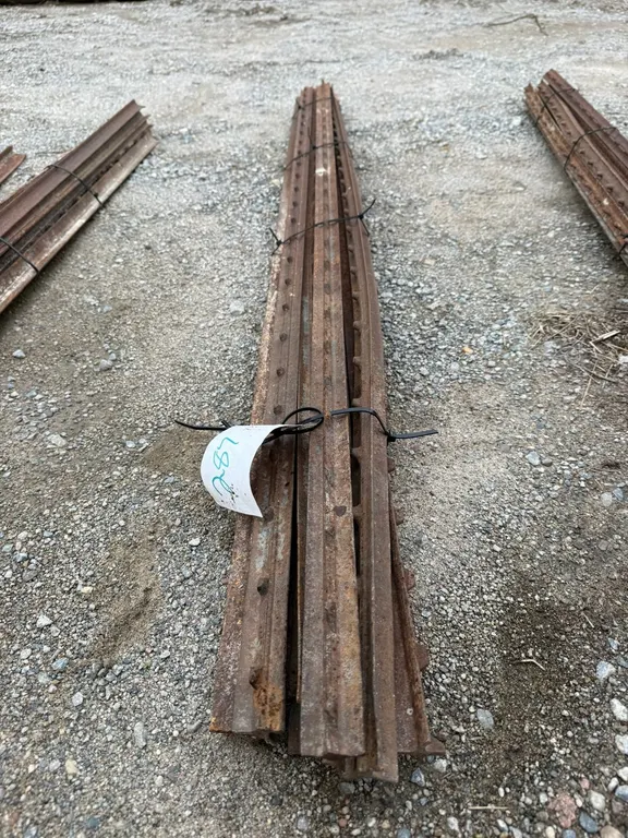 (10) 5' Metal Fence Posts