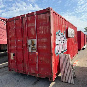 20' Sea Container With Cable Hook & Roll-Off Rails