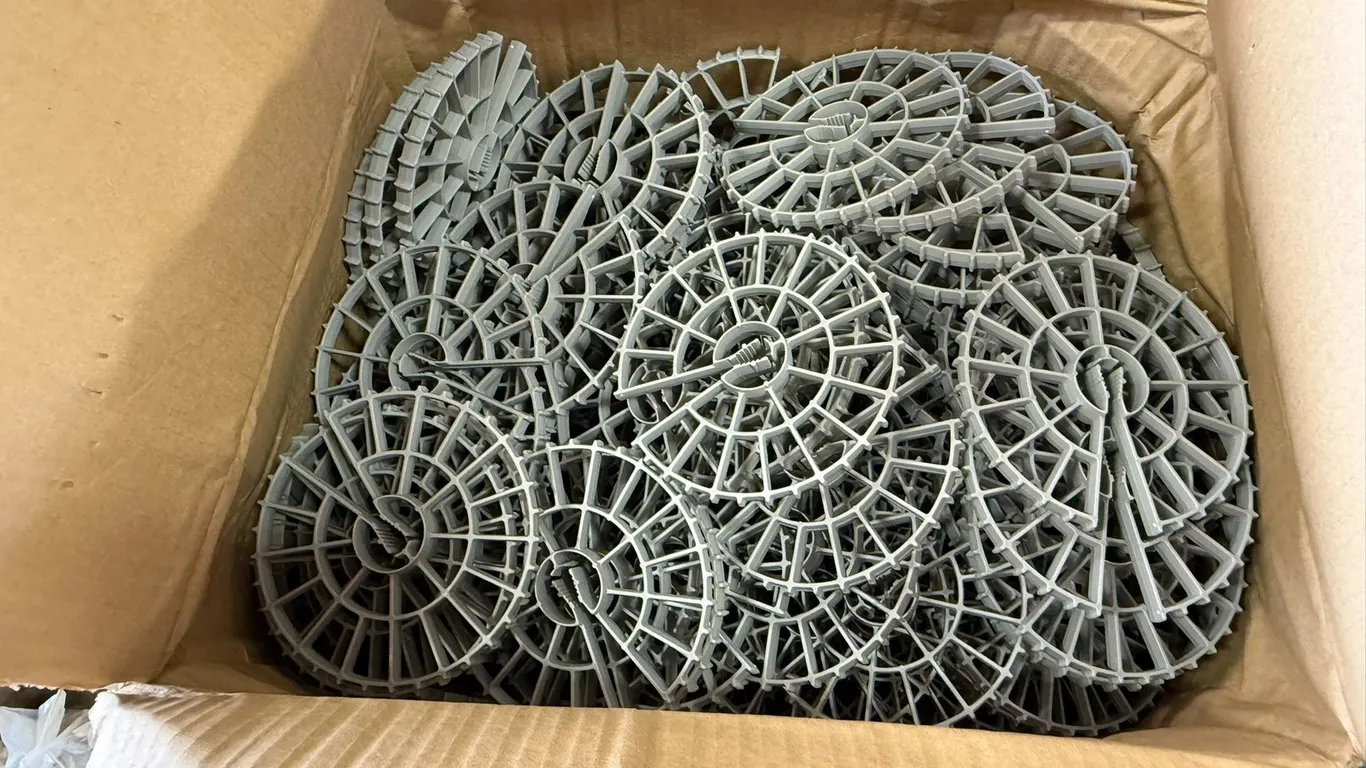 Rebar Space Wheels 3", Gray