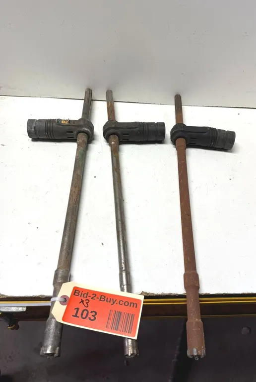 (3) Jack Hammer Boring Bits