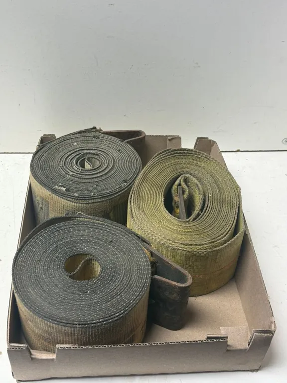 (3) 4" Tie Down Straps
