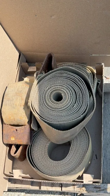 (4) 4" Wide Tie Down Straps