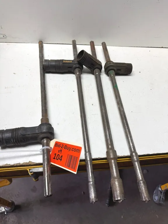 (4) Jack Hammer Boring Bits