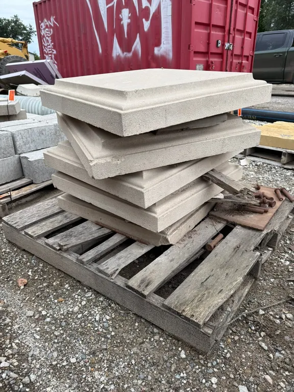 (5) Cement Column Tops