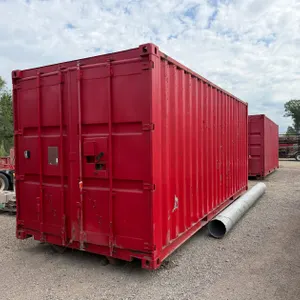 20' Sea Container With Cable Hook & Roll-Off Rails