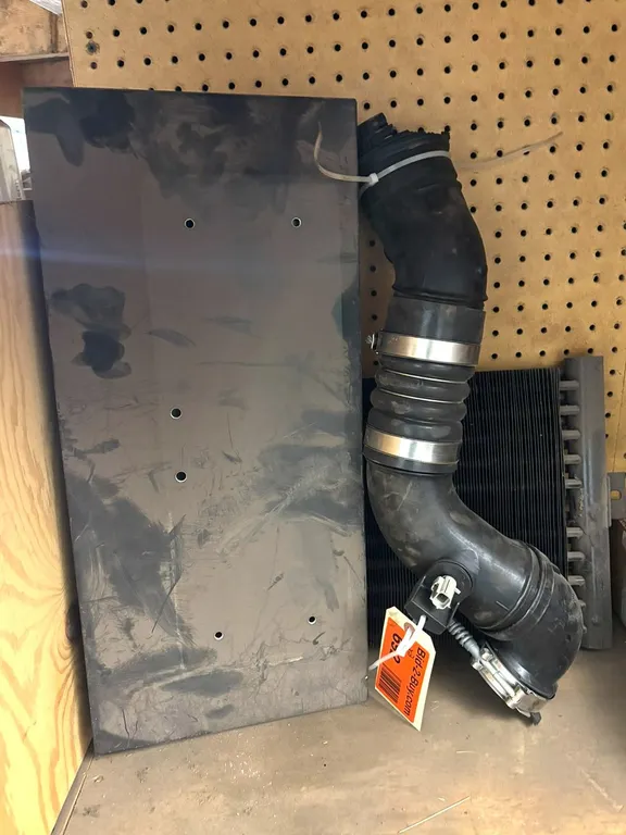 Air In-Take Pipe, Radiator, Cover Plate