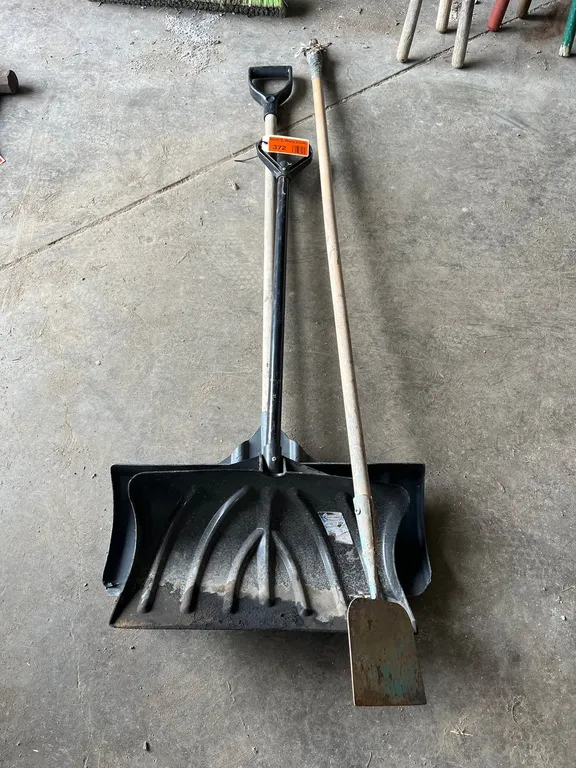 (2) Shovels and Scraper