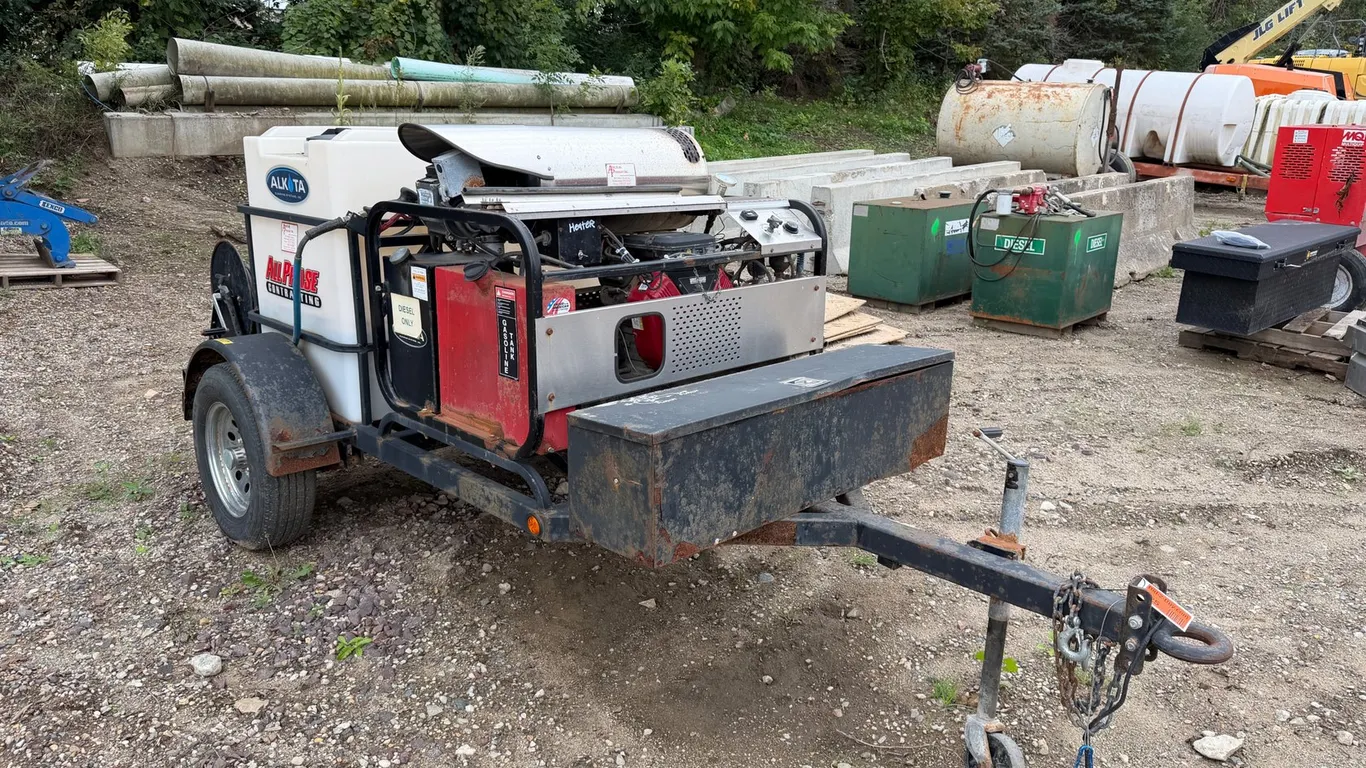 Alkota Pressure Washer on Trailer