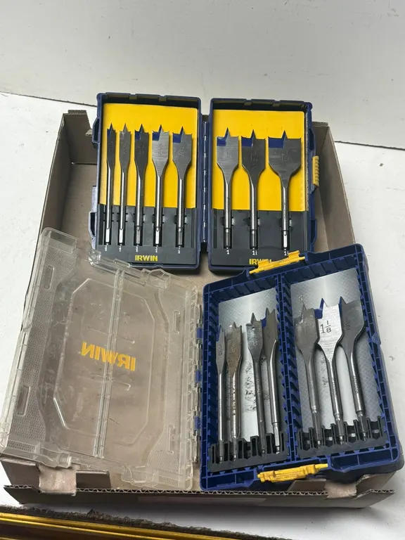 (2) Irwin Wood Boring Bit Set