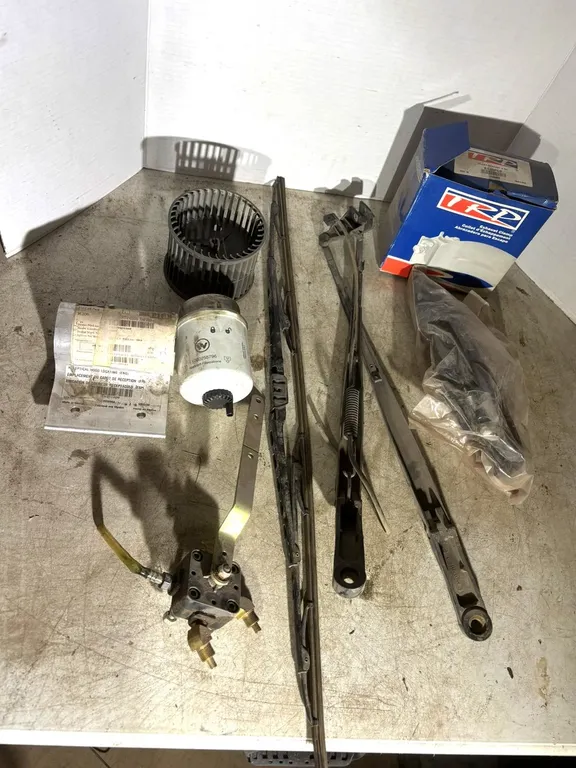 Exhaust Clamp, Windshield Wiper, Hood Locating Receptacle