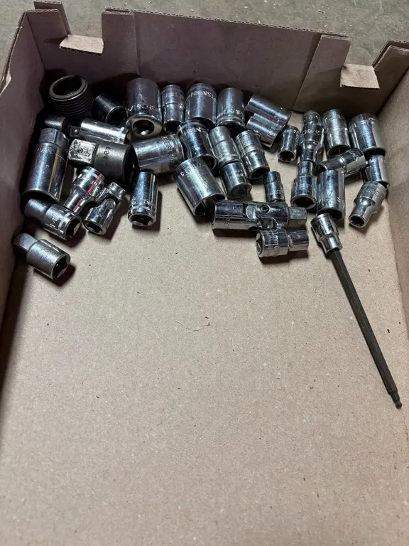 (36) Assorted Sockets