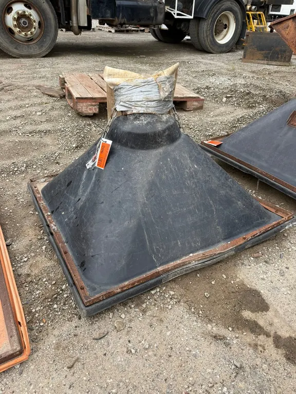 37" x 37" Hopper with Chute