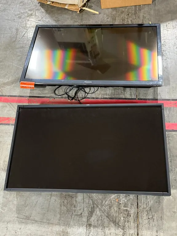 42" Panasonic LCD Television and 40" NEC Monitor