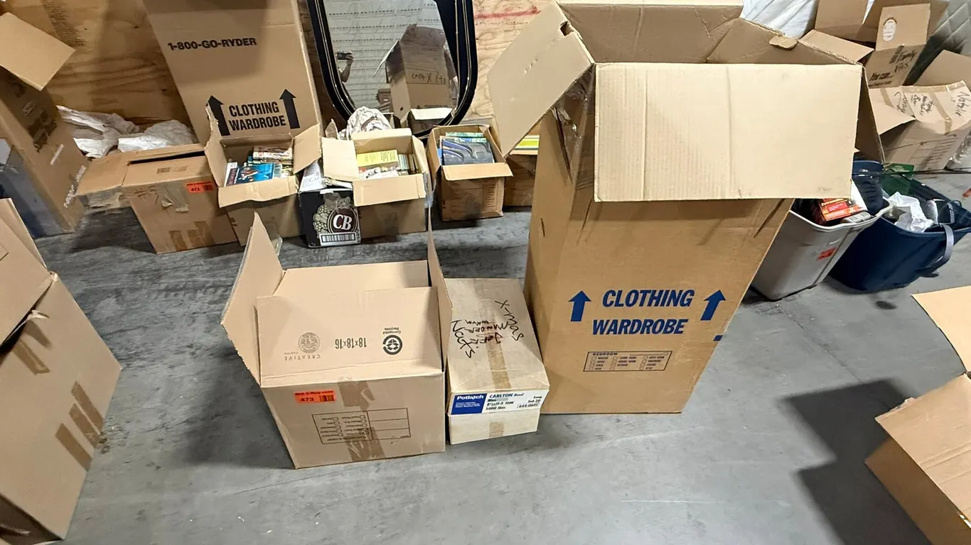 (3) Boxes of Christmas Decorations