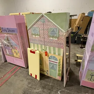 Hand Painted  Cabinet with Mirror