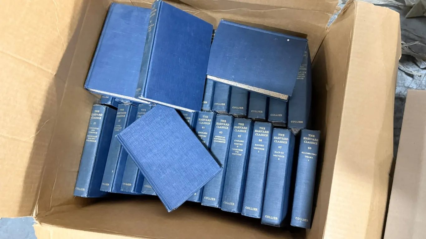 Box of The Harvard Classics