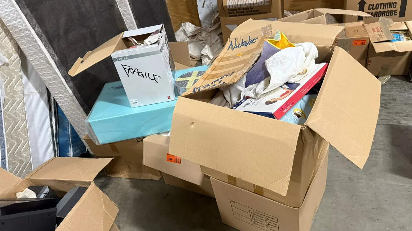 (9) Boxes of Home Decor