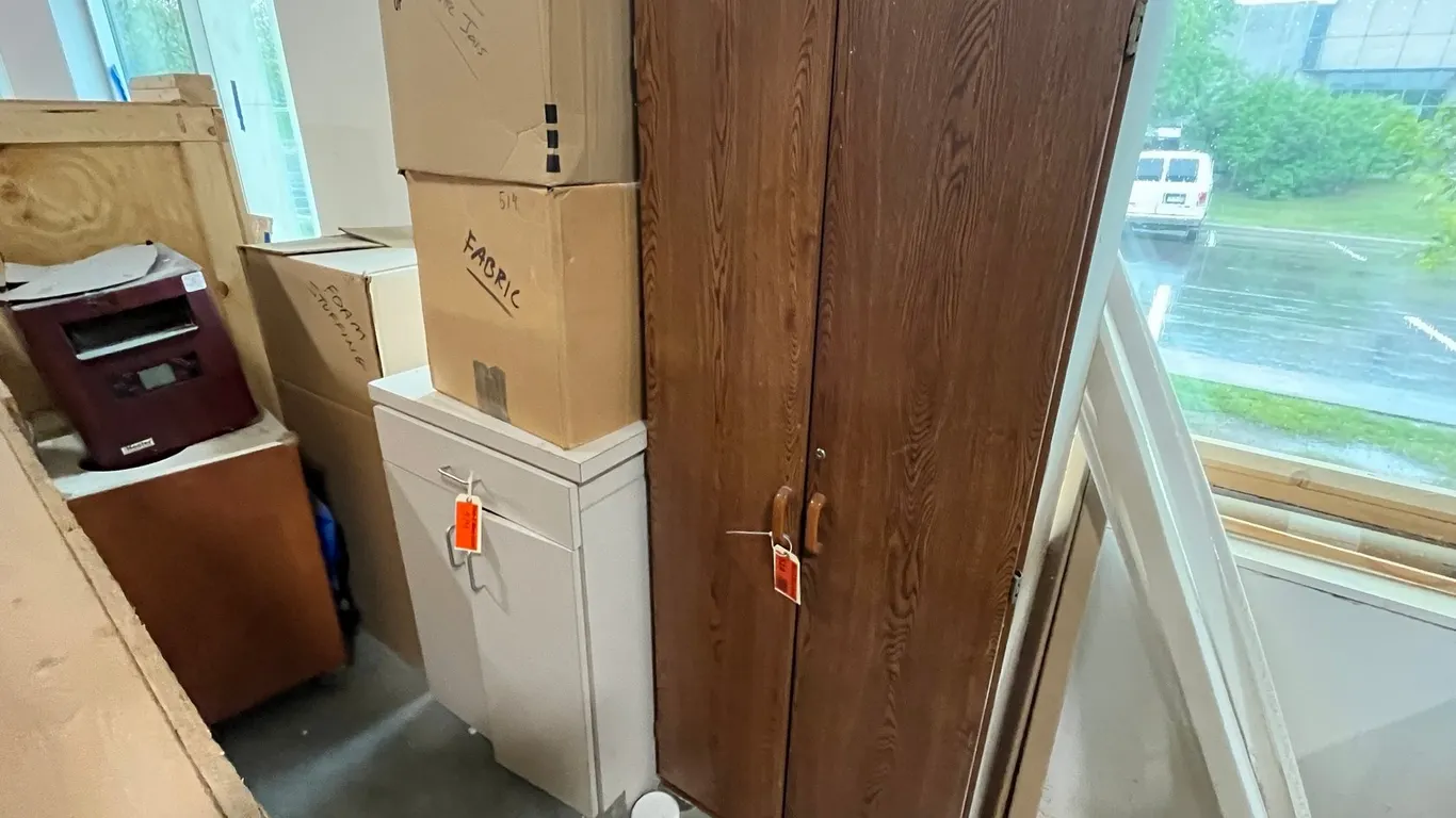 Packing Supplies and (2) Cabinets
