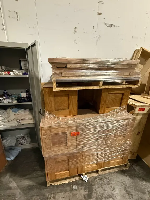 (18) Square Wooden Storage Crates