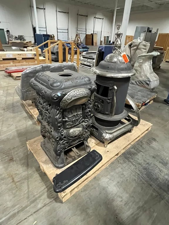 (2) Vintage Fireplaces