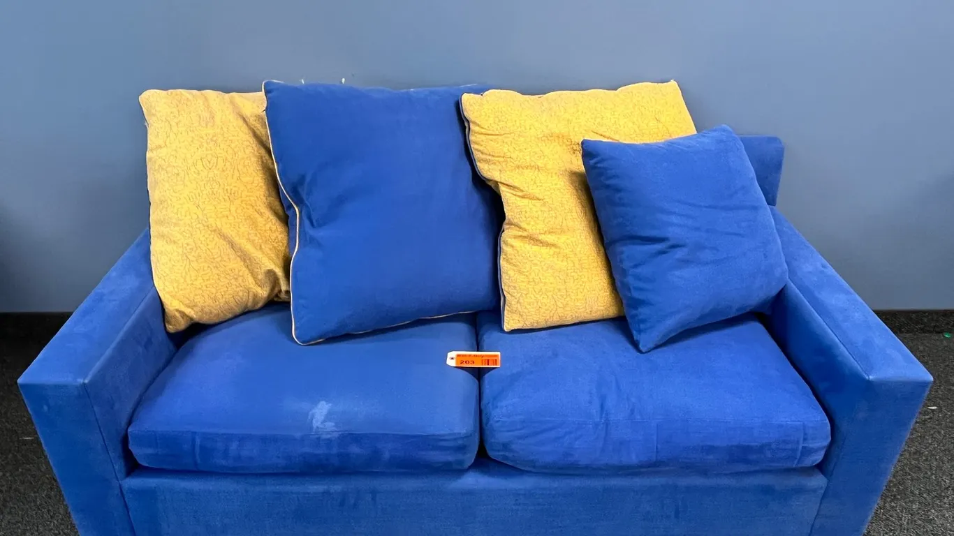 Blue Love Seat