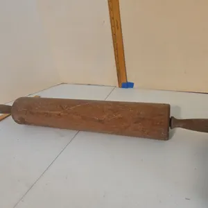 Vintage wooden large rolling pin
