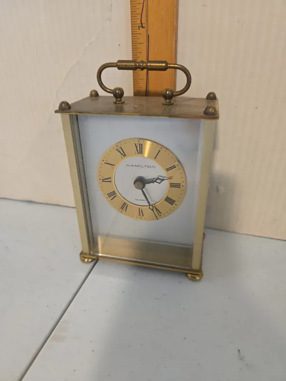 Vintage General electric safety award Hamilton mantle clock