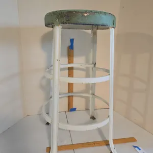 Vintage steel barstool